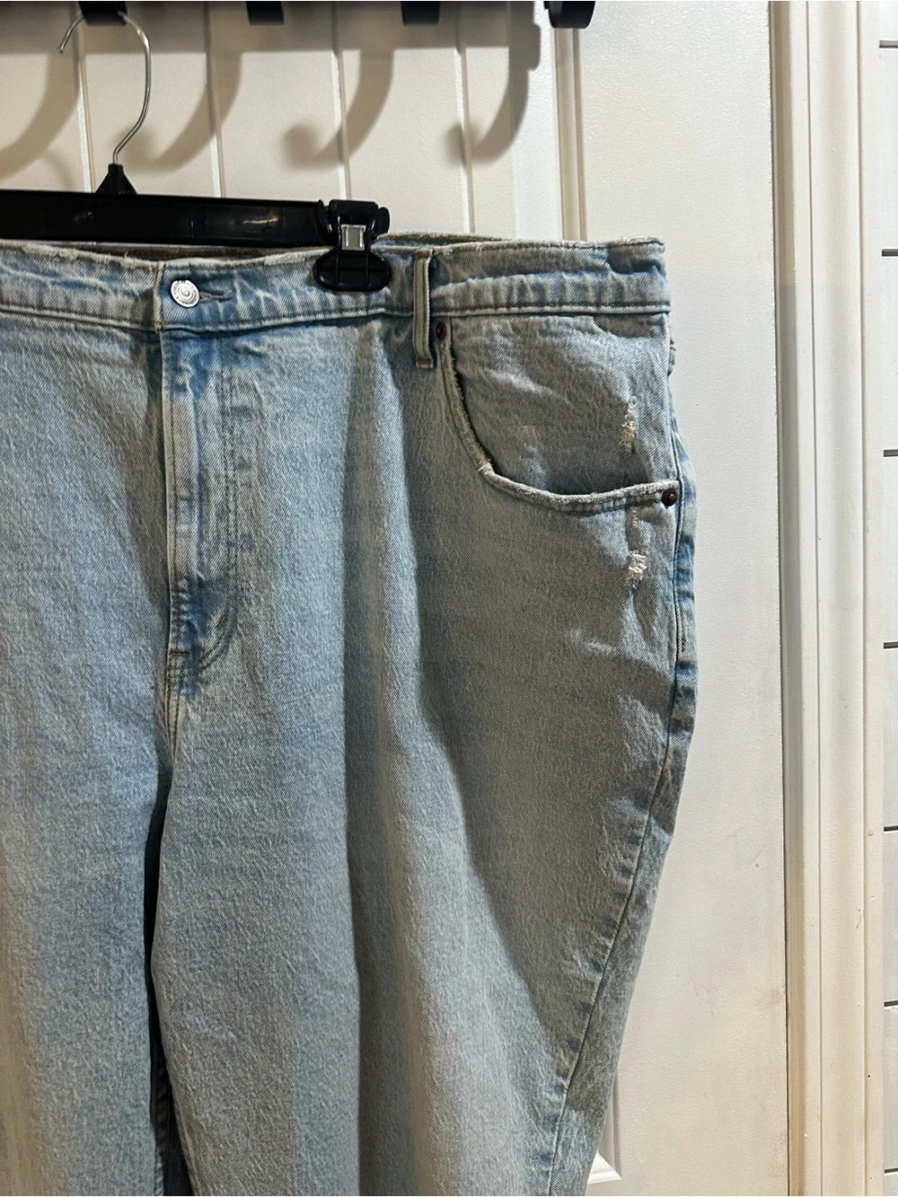 Abercrombie & Fitch the 90s straight ultra high rise curve love